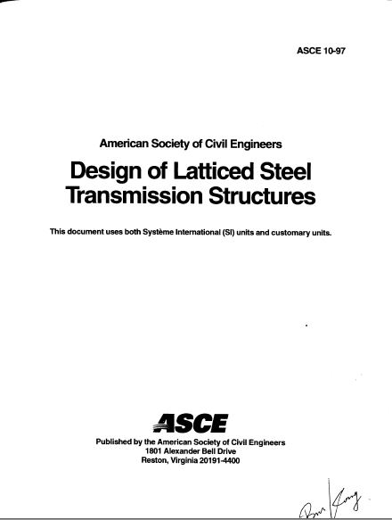 Transmission line tower Design